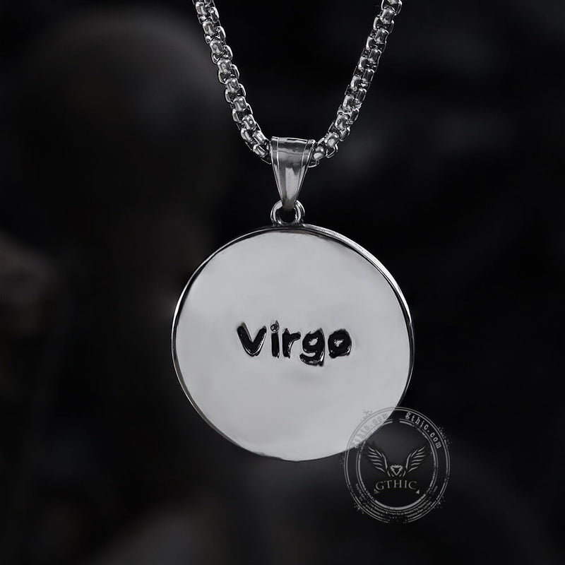 Virgo Stainless Steel Pendant