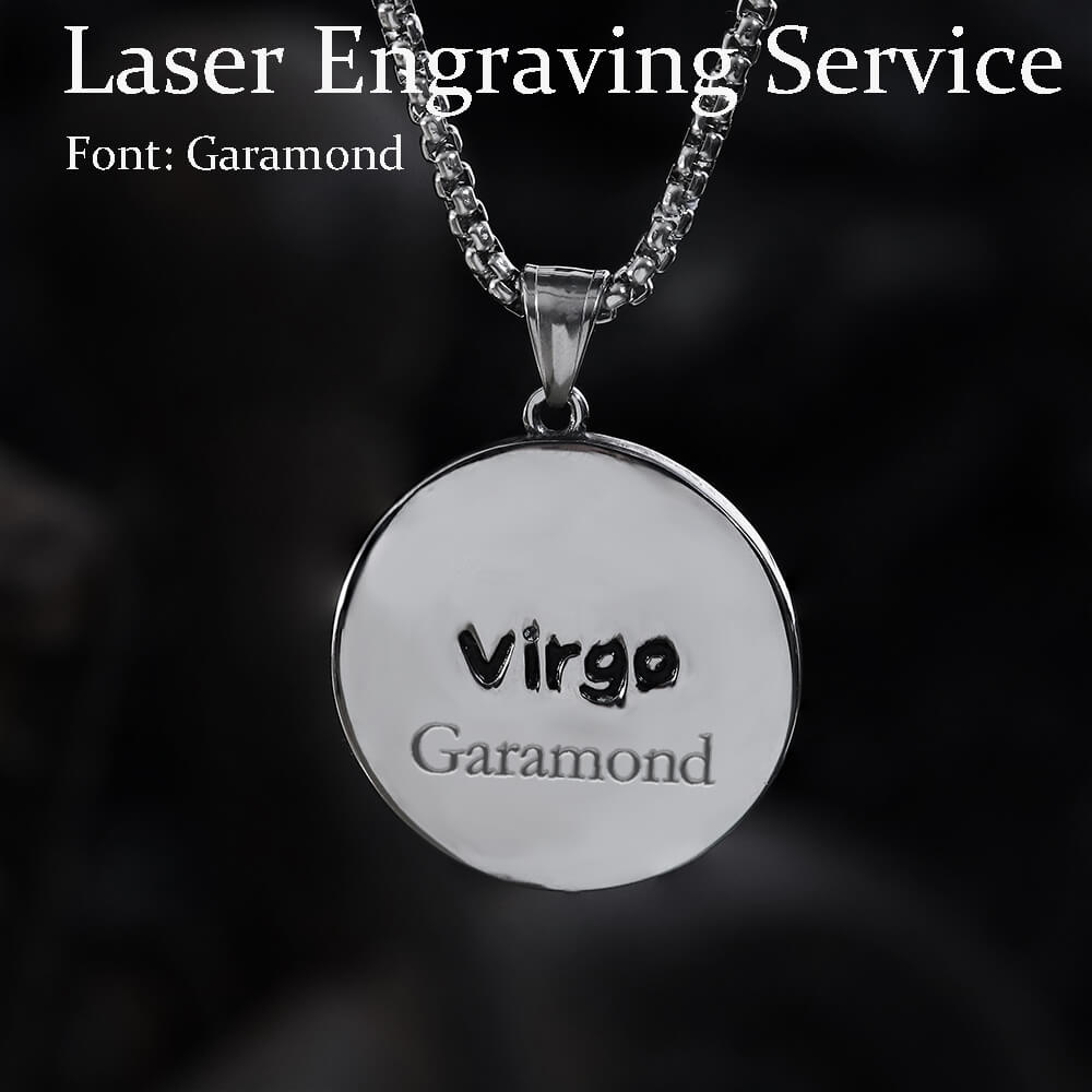 Virgo Stainless Steel Pendant