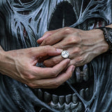 Vitruvian Man Sterling Silver Ring | Gthic.com