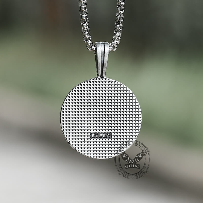 Vitruvius Man Pure Tin Necklace