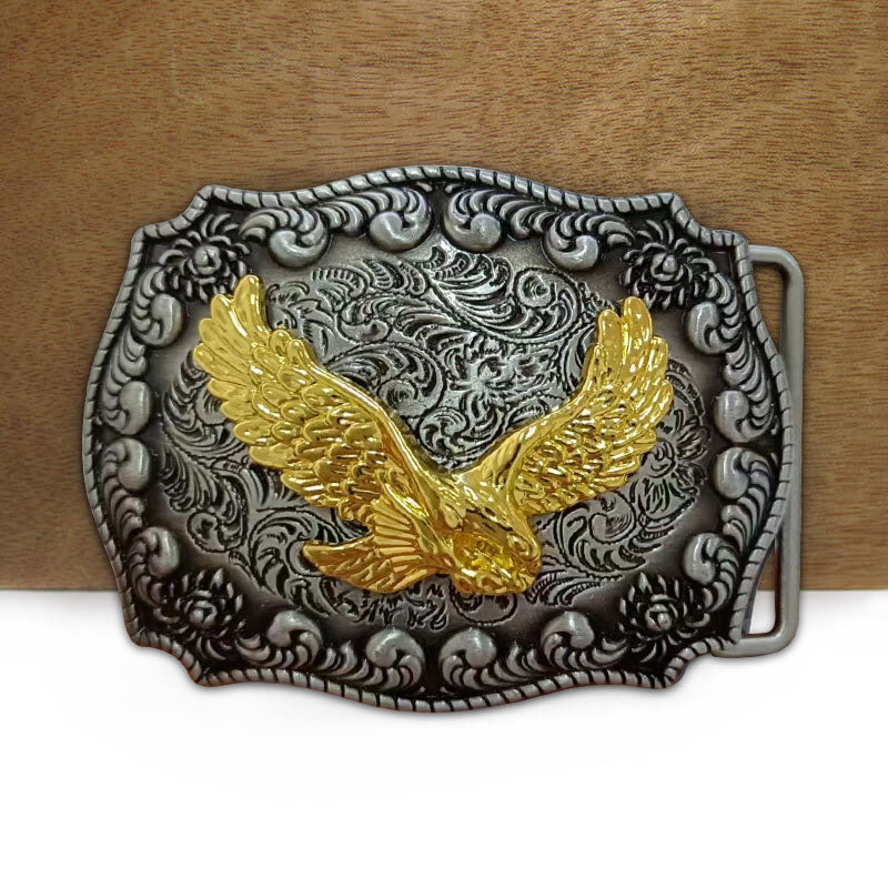 Western Cowboy Flying Eagle Zinc Alloy Belt Buckle | Gthic.com