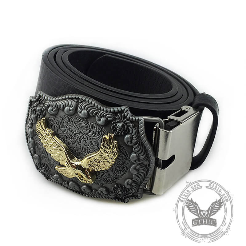 Western Cowboy Flying Eagle Zinc Alloy Belt Buckle | Gthic.com