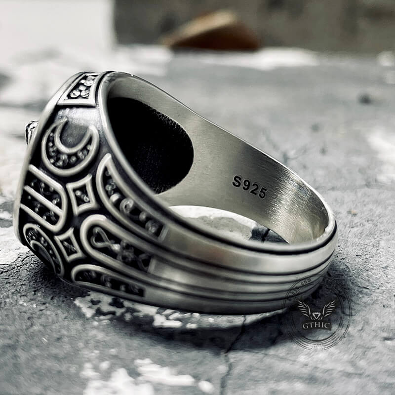 Wild Lion Sterling Silver Animal Ring