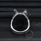 Wild Wolf 316L Stainless Steel Viking Ring - GTHIC