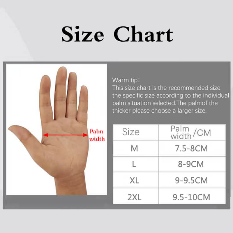 Winter Fleece Nylon Biker Gloves