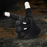 Winter Fleece Nylon Biker Gloves | Gthic.com