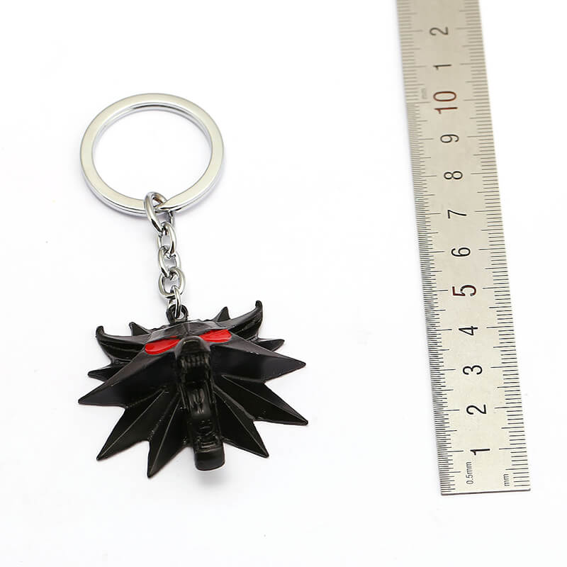 Witcher Wild Hunt Wolf Zinc Alloy Key Chain | Gthic.com
