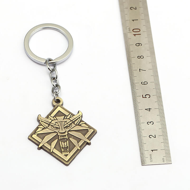 Witcher Wild Hunt Wolf Zinc Alloy Key Chain | Gthic.com
