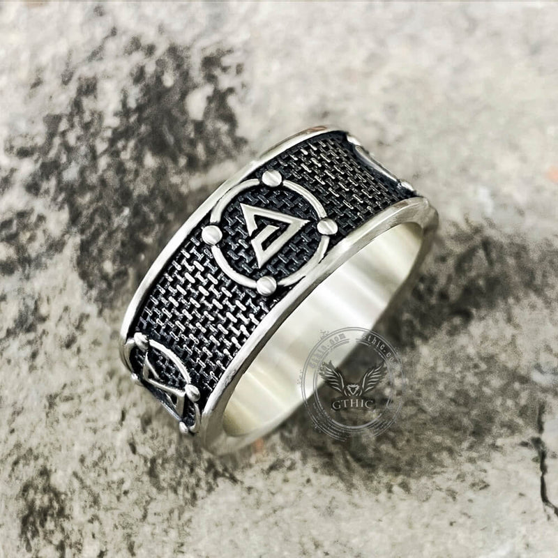 Witchers Elements Signs Sterling Silver Ring03 | Gthic.com