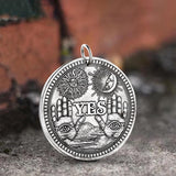 Yes No Decision Hobo Nickel Coin Copper Alloy Pendant | Gthic.com