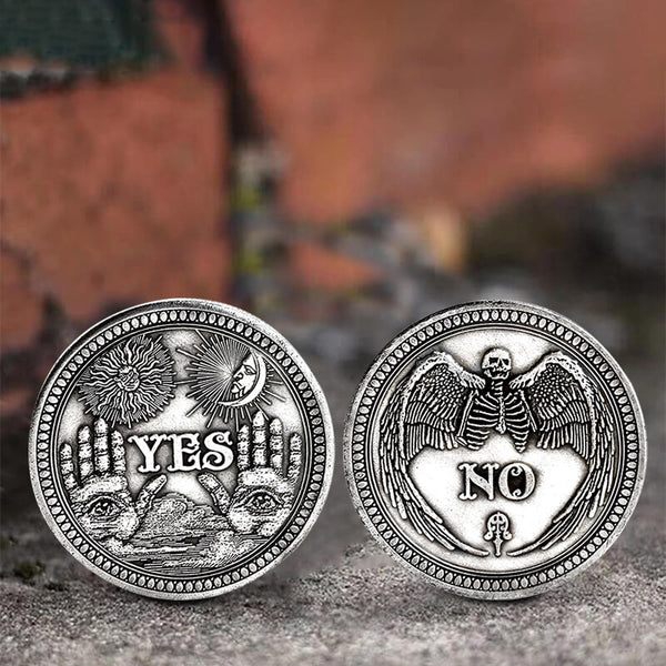 Yes No Decision Hobo Nickel Coin Copper Alloy Pendant | Gthic.com