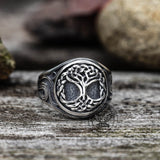 Yggdrasil Stainless Steel Viking Signet Ring