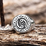 Zodiac Signs Symbol Stainless Steel Ring | Gthic.com